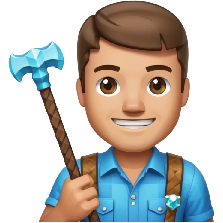 Steve Minecraft emoji