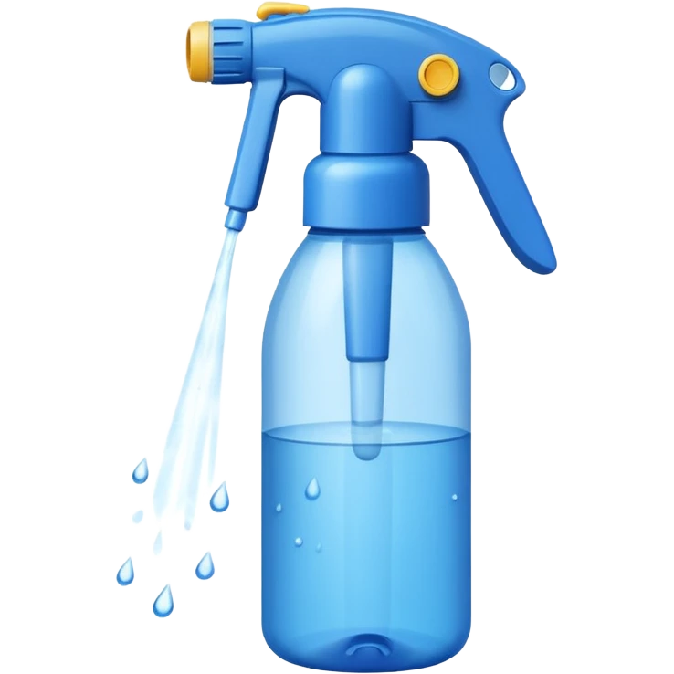 Water spray bottle emoji