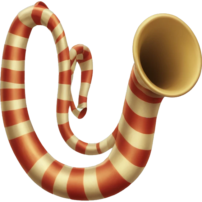 Vintage clown horn emoji