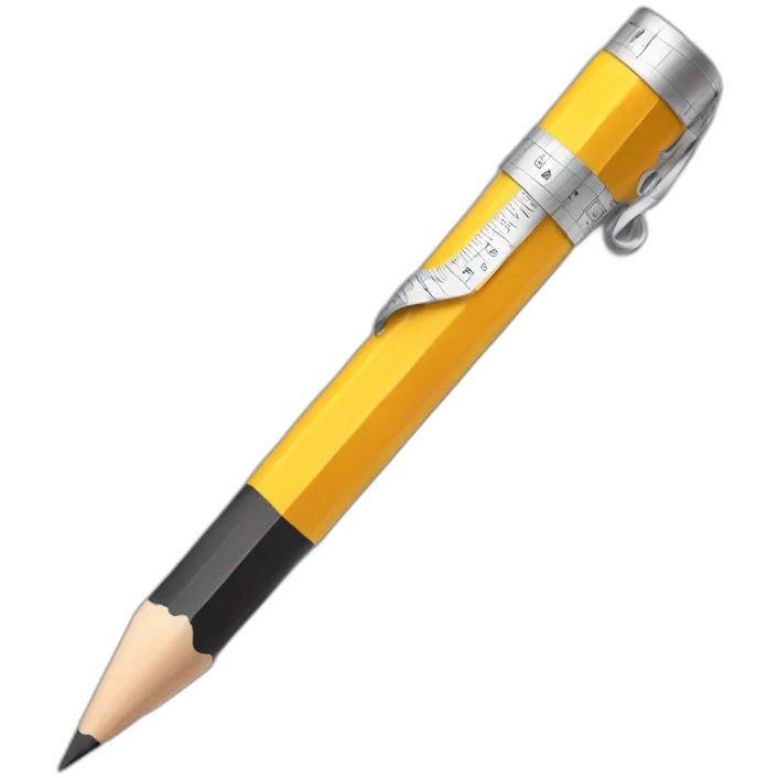 pencil and ruler emoji