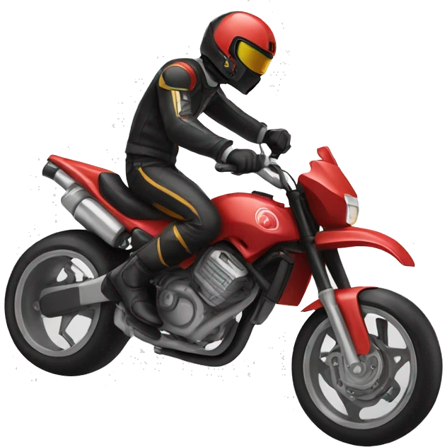 motorcycle wheelies emoji