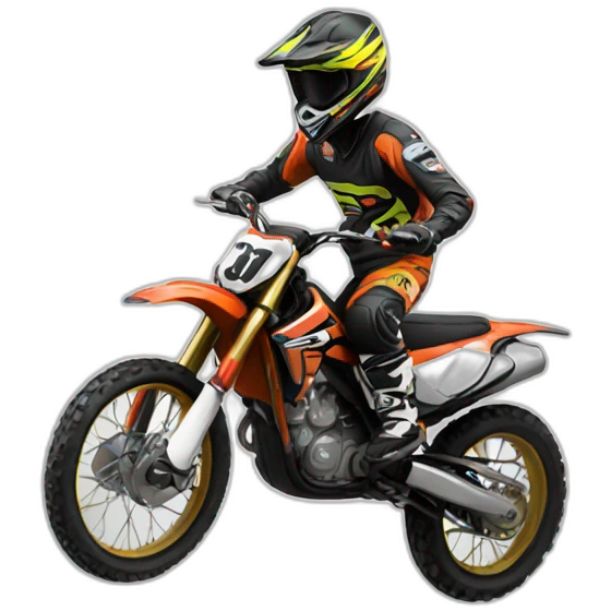 Motocross emoji