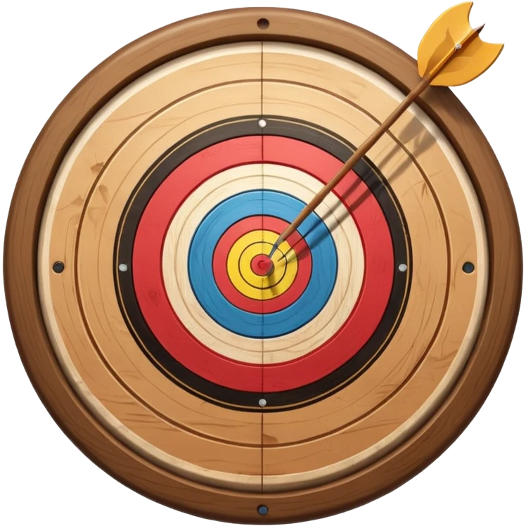 Archery bord without anything on it ] emoji