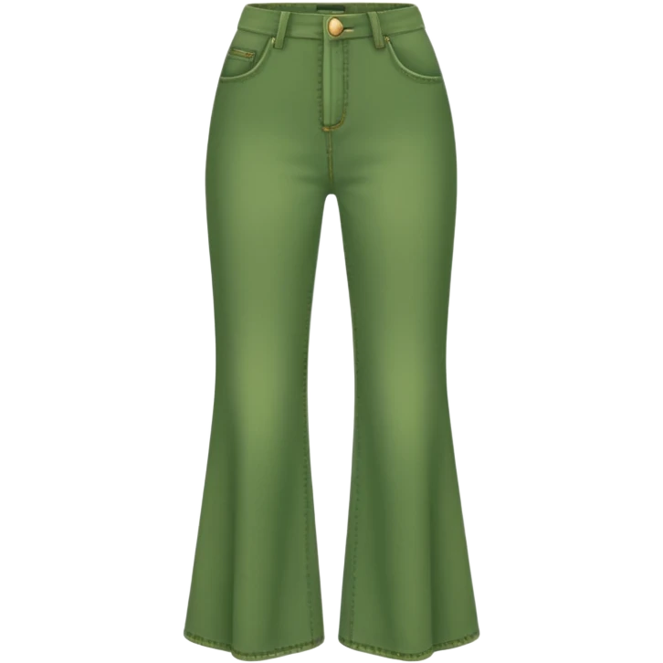 Green flared trousers emoji