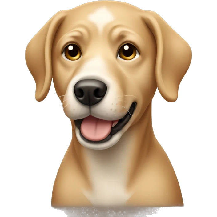 beige dog emoji