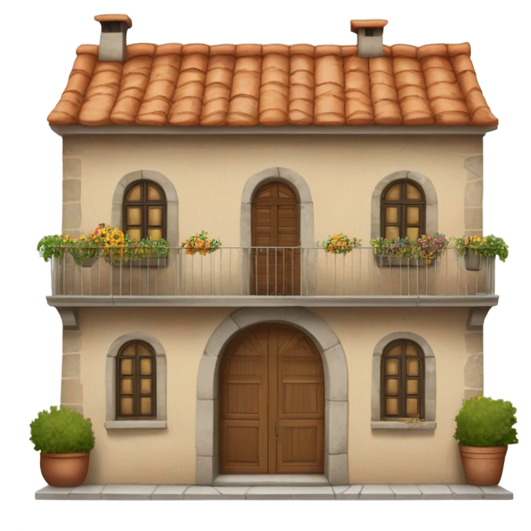 Italian house  emoji