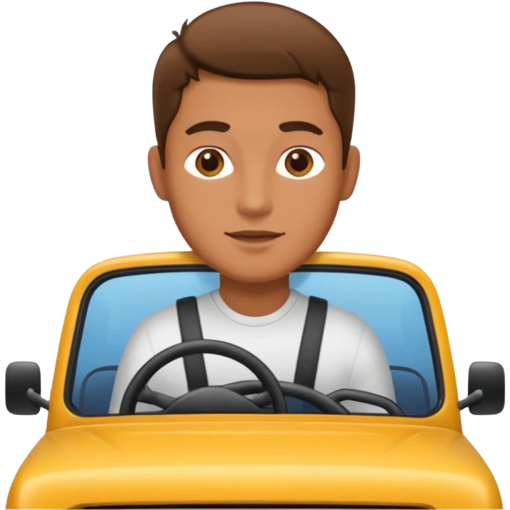 man on vehicle emoji