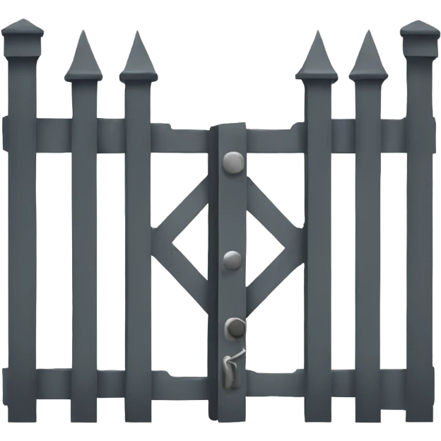 gate locked  emoji