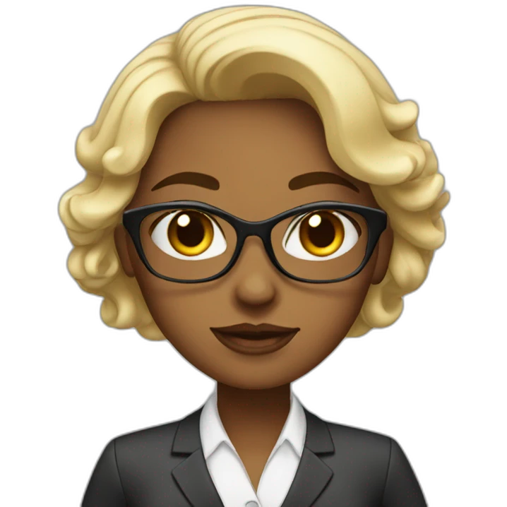 I am business girl emoji