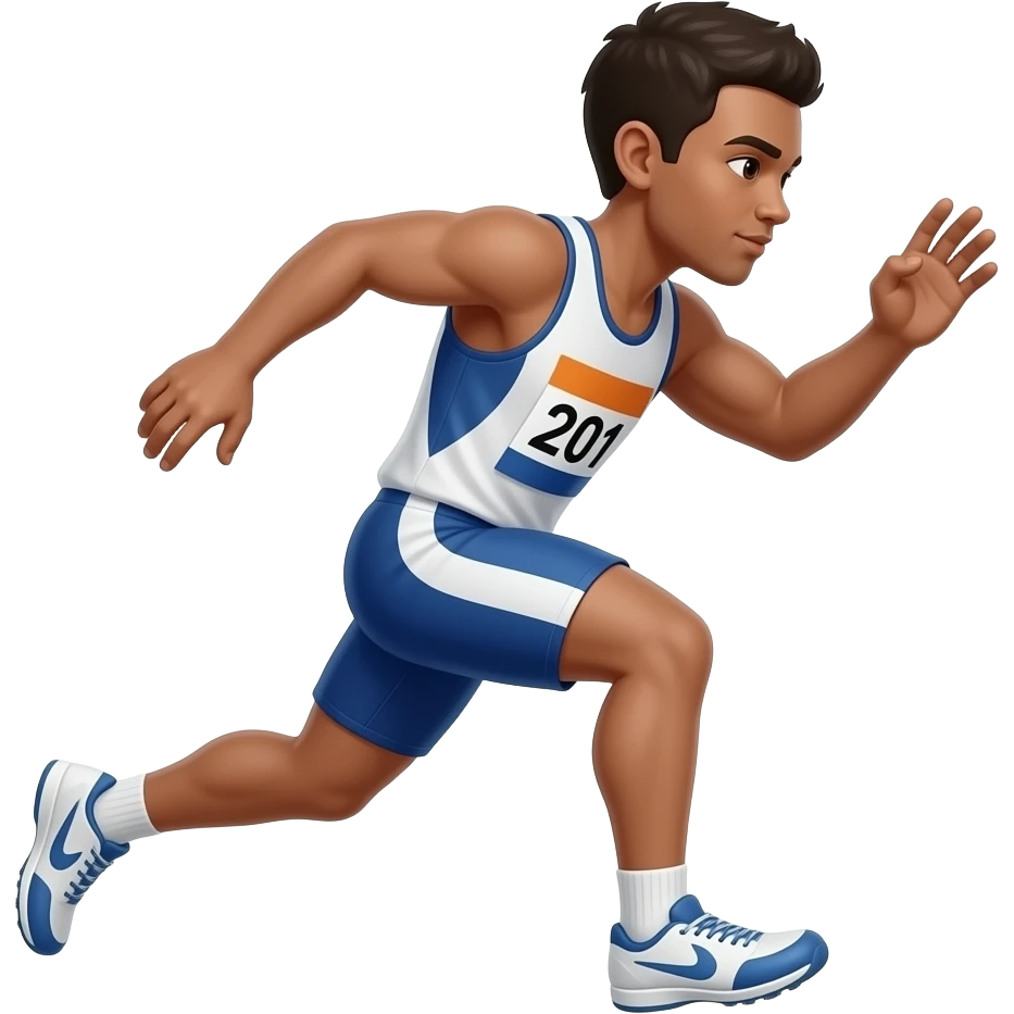 create a emoji for long jump(under the sport track and field) emoji