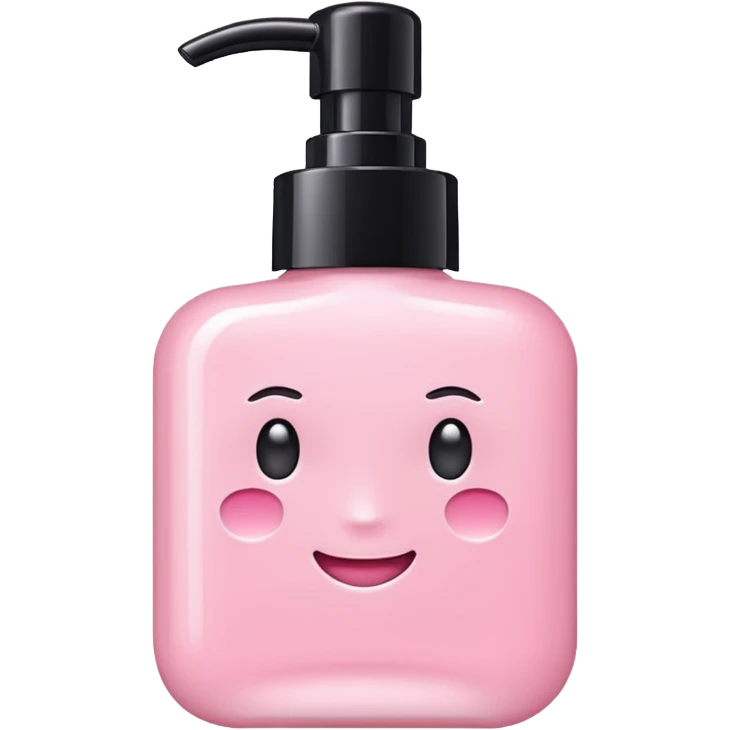 Aesthetic skincare light pink emoji