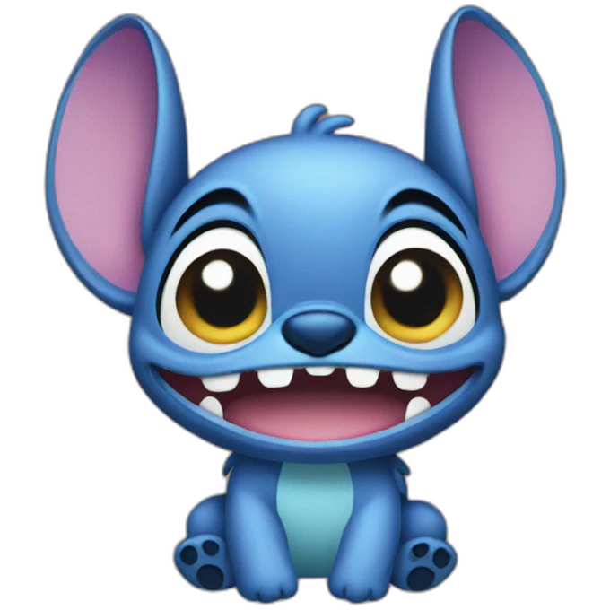 Stitch calling emoji
