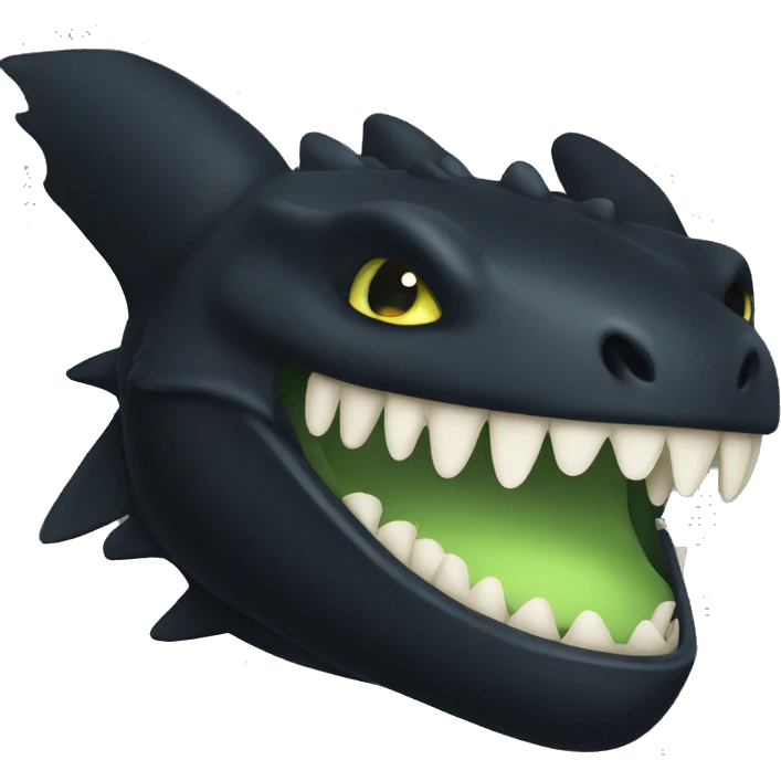 Toothless emoji