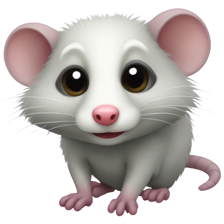 Cute opossum emoji