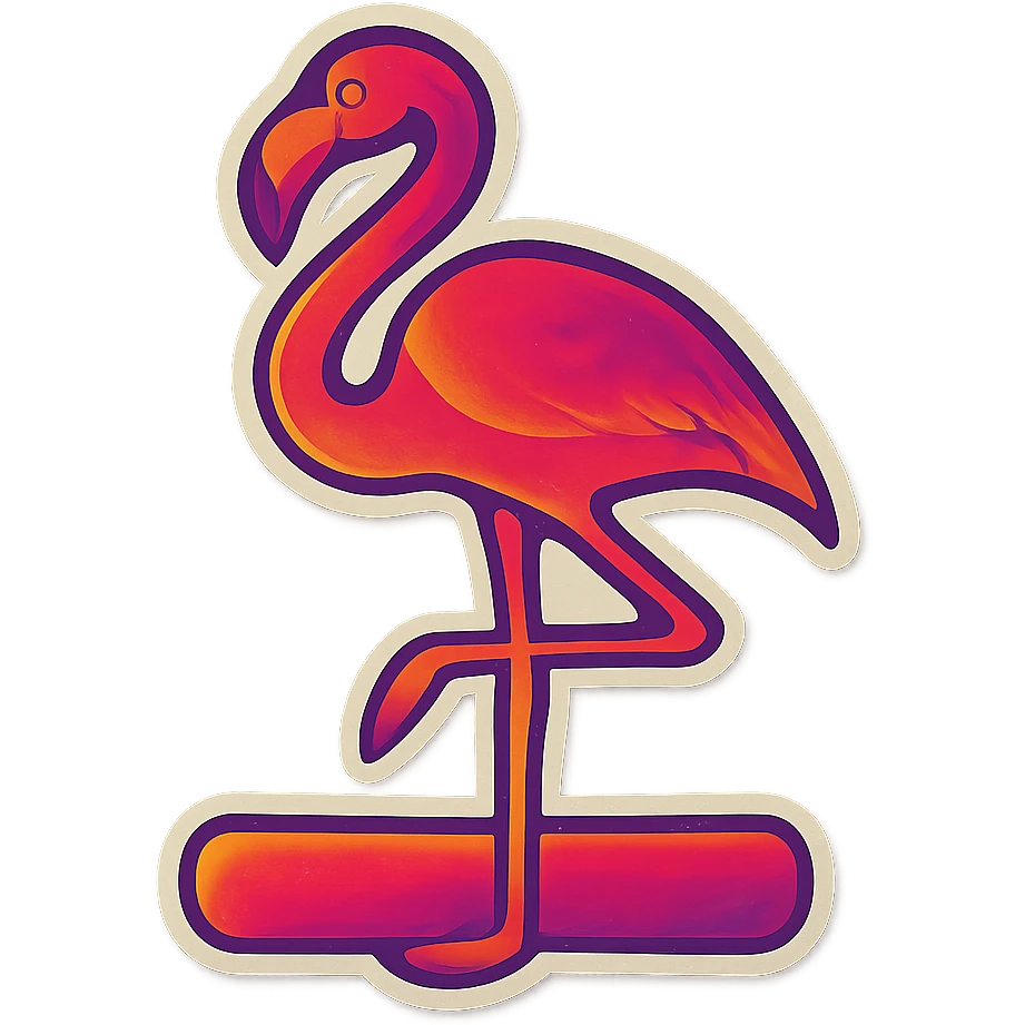 flamingo emoji
