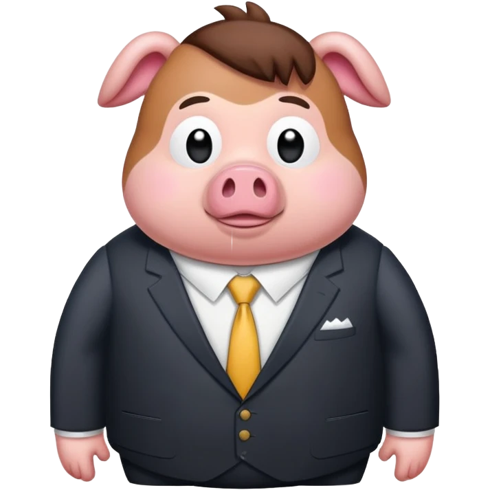 Waddles from gravity falls in an office suite  emoji