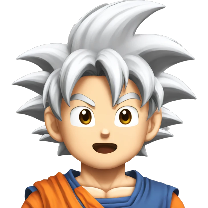 Goku mewing emoji