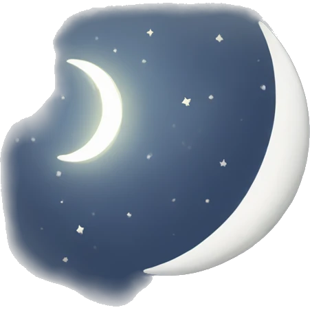 the moon  emoji