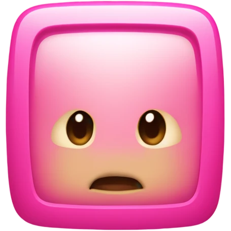 A bold, rounded, uppercase letter ‘P’ inside a square or circle with a solid pink background like the following emoji 🅿️ emoji