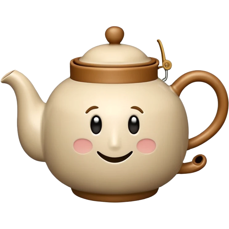 teapot emoji with question mark as steam emoji