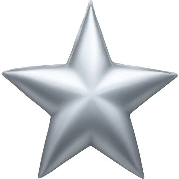 Silver star  emoji