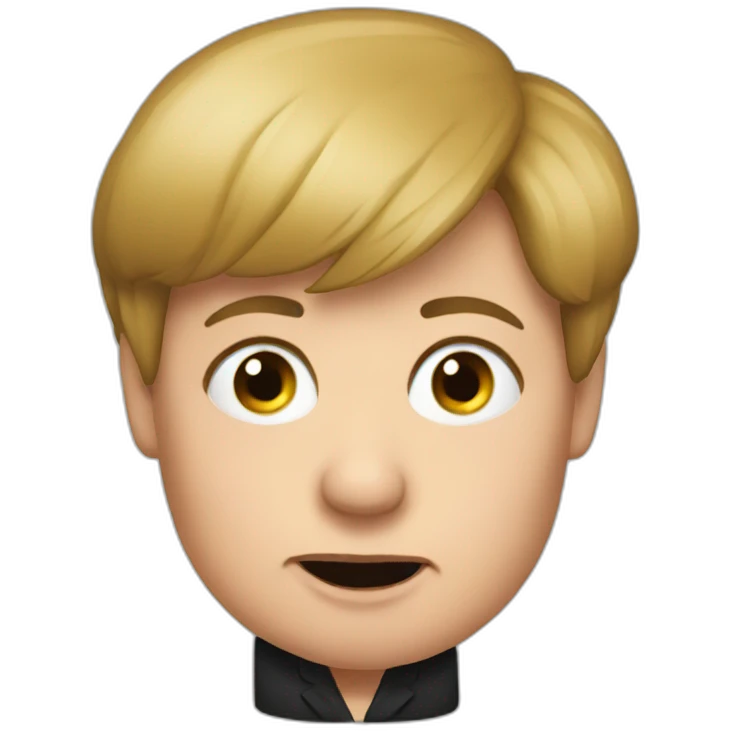 Merkel drunk emoji