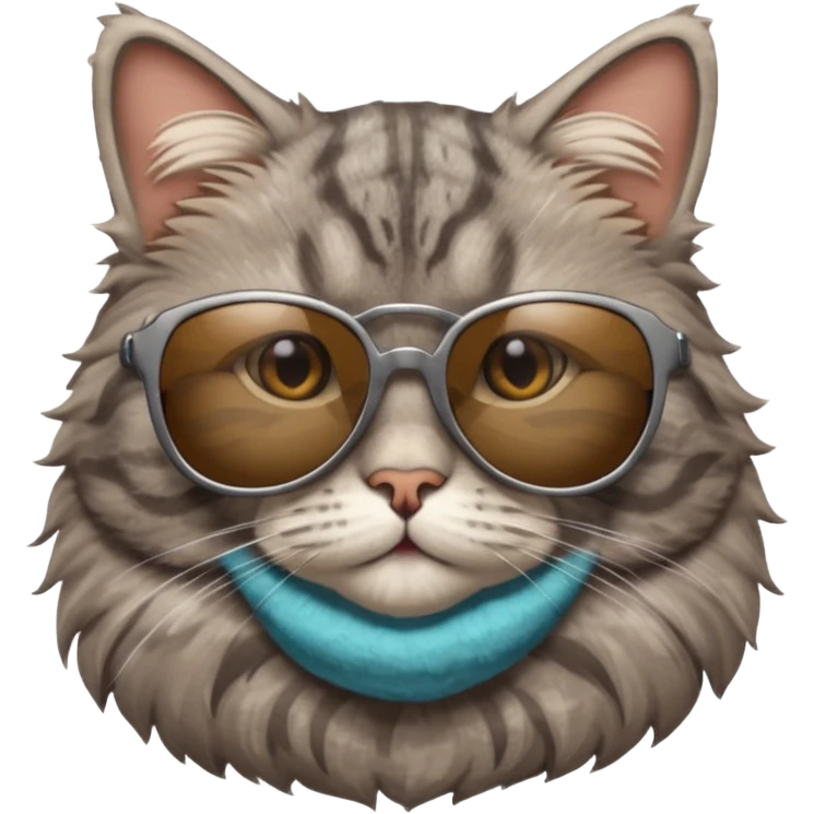 Cat wearing sunglasses emoji