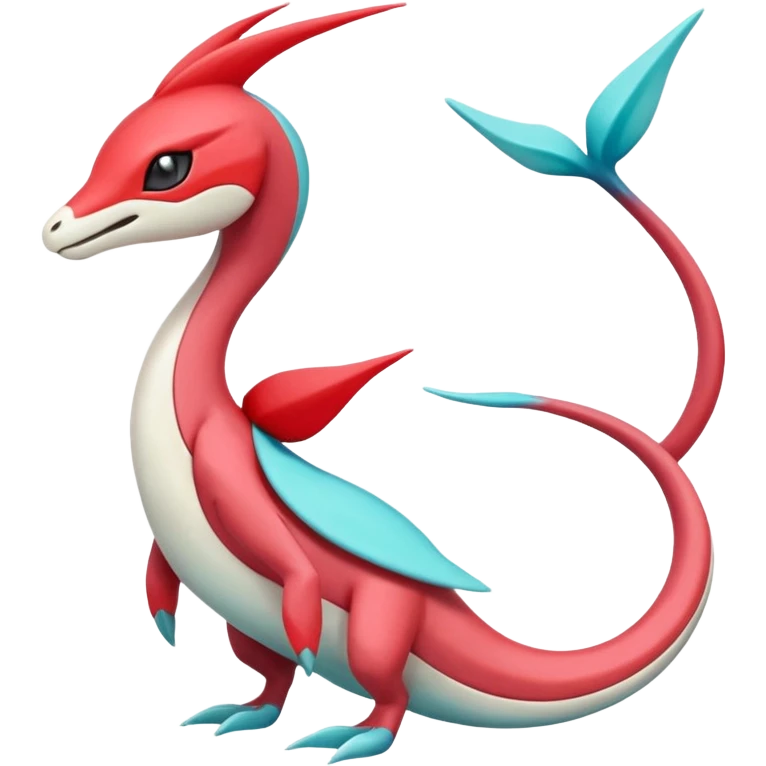 Meloetta-Milotic-Inteleon-Heliolisk-Helioptile-Salamence-Salandit-Latias-Fakémon-creature-hybrid emoji