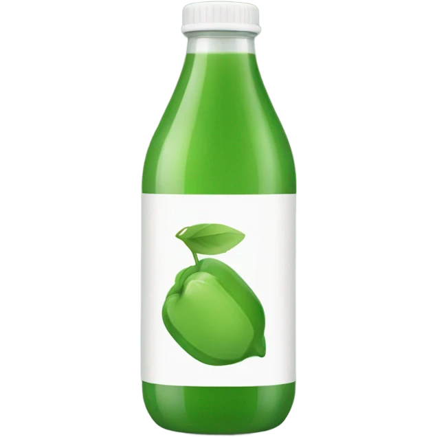 Bottled green juice emoji
