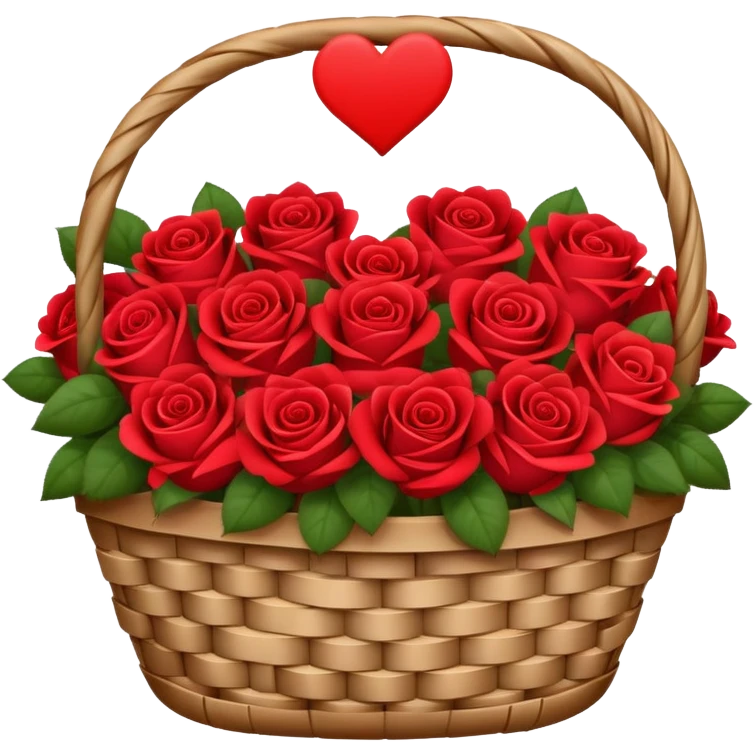 Love in a basket emoji