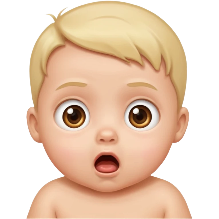 shocked baby emoji
