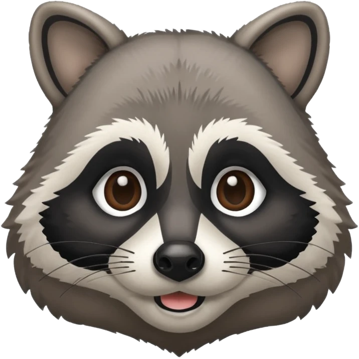  racoon with mustache emoji