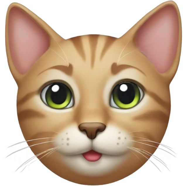 Flirtatious male cat emoji