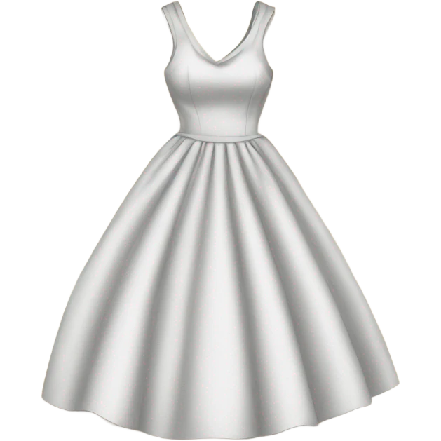 drawing of a dress on a paper emoji