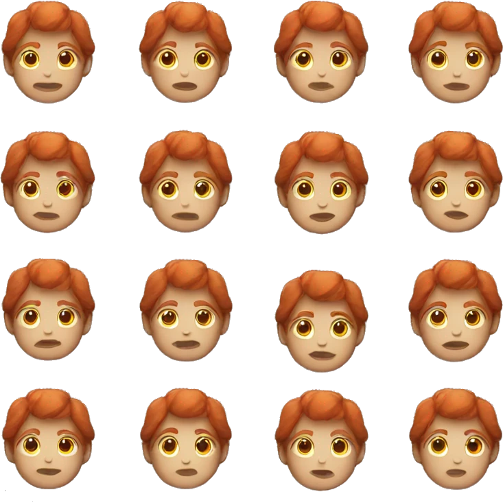 person with red hair  emoji
