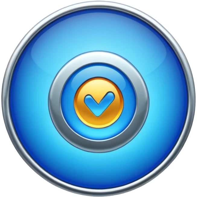 Blue verification badge emoji