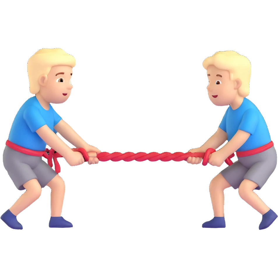 tug-of-war scene emoji