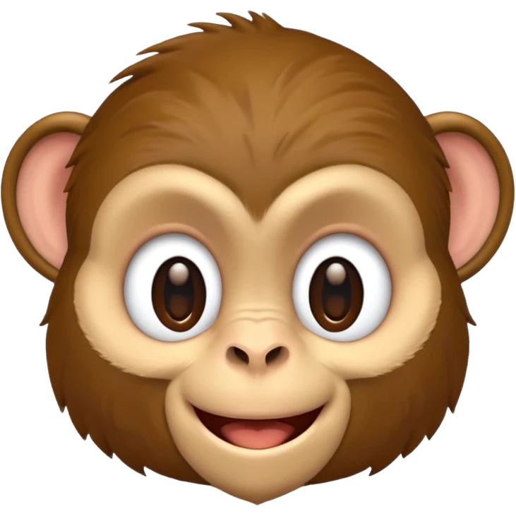 monkey being silly emoji