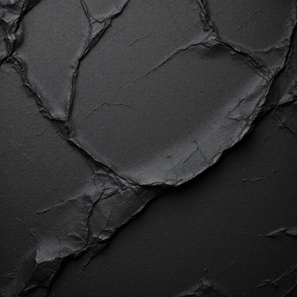 Black plastic with stratches texture emoji