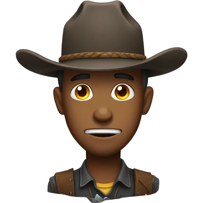 sobbing cowboy emoji