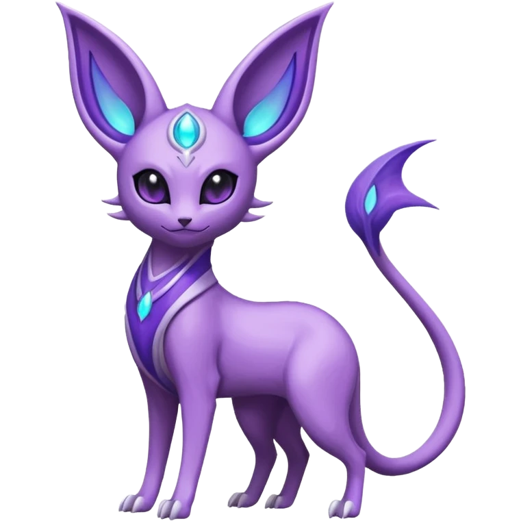 Lunala-Espeon-Fakémon-hybrid-creature (full body)  emoji