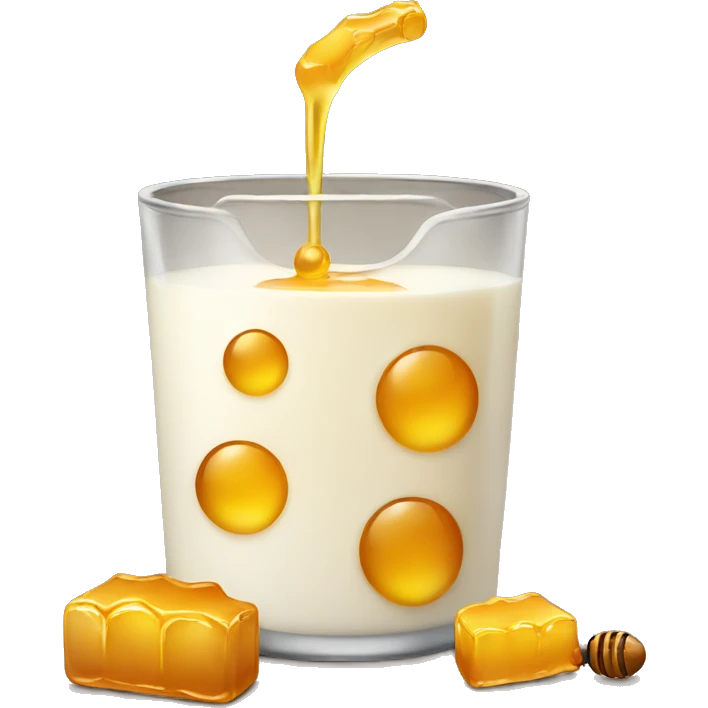 Milk with honey emoji