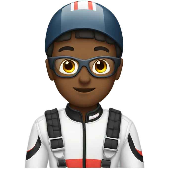 A boy karting  emoji