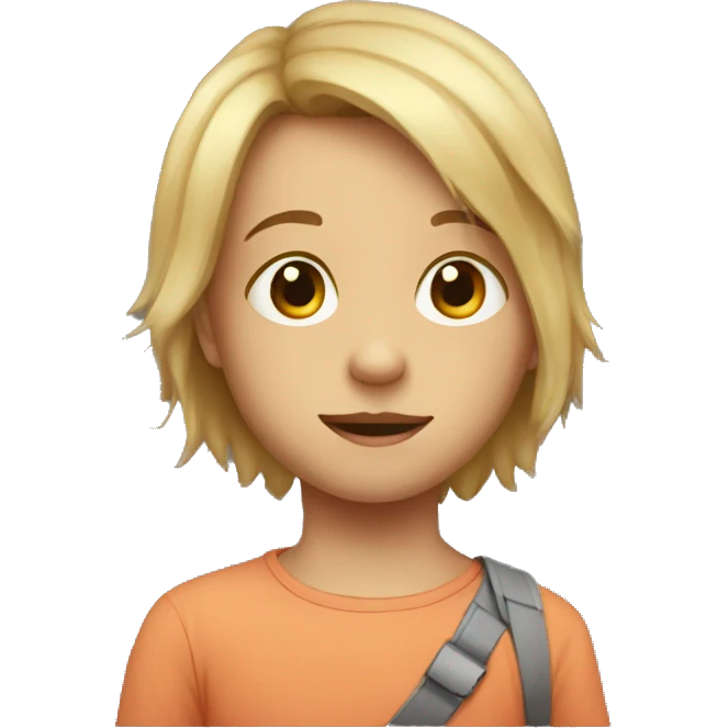 Innocent child  emoji