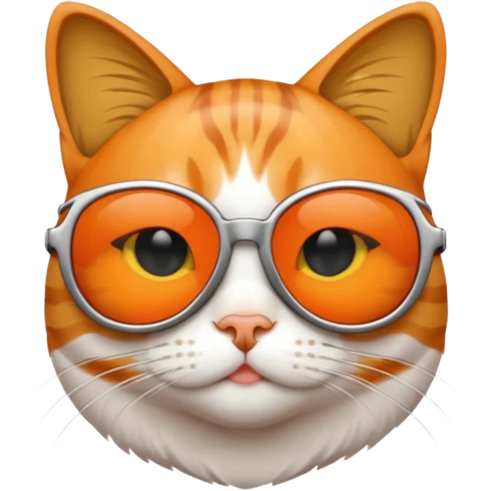 Cat wearing sunglasses emoji