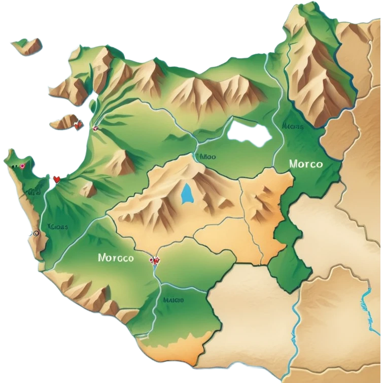 Create the full Moroccan map emoji