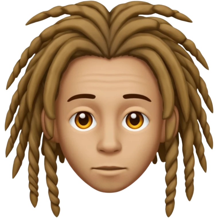 Nonchalant dread head  emoji