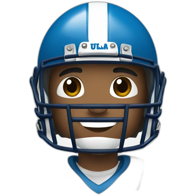 UCLA football player emoji