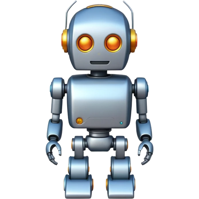 robot pretty simple toy emoji