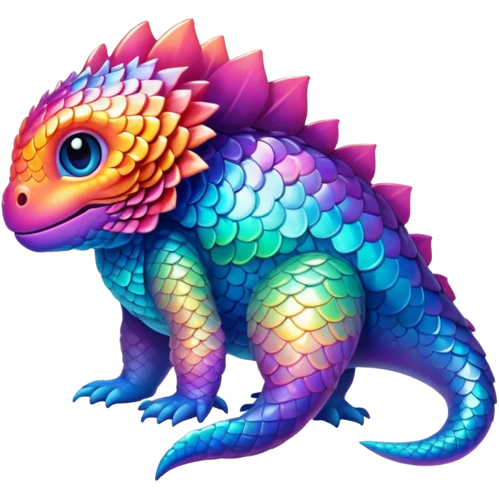  Iridescent gradient fakemon-creature  emoji